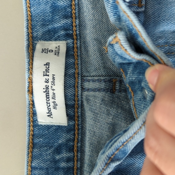 A&F High Rise 4" Shorts - Picture 3 of 7